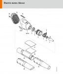 Stihl BGA 100 Cordless Blower Spare Parts